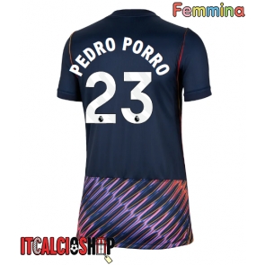 Tottenham Hotspur Pedro Porro #23 Seconda Maglia Femmina 2026-27 Manica Corta